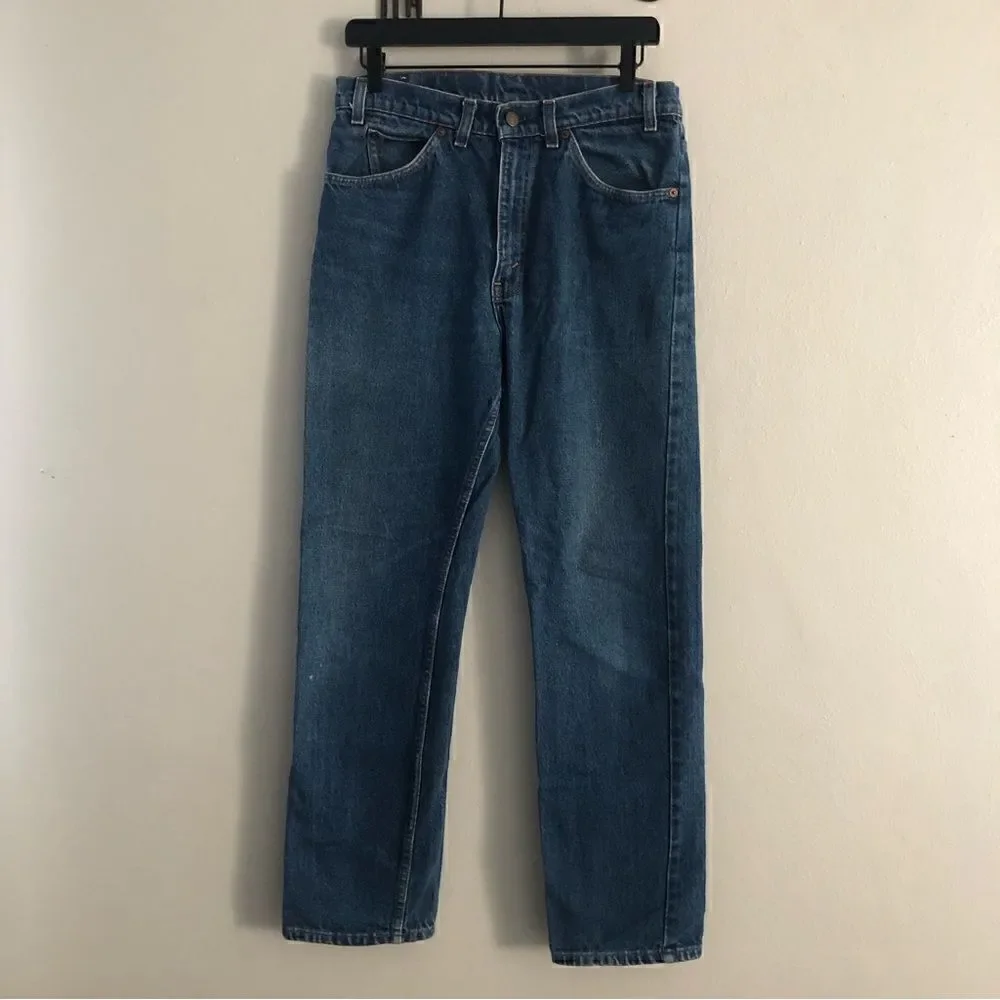 Vintage Levi’s 509 orange tag medium blue wash denim jeans size 33x31